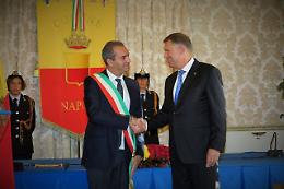 Presidente della Repubblica di Romania a Napoli: città viva e vibrante