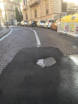 Via del Parco Margherita "rattoppata" 