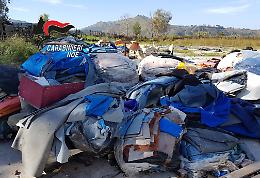 Pozzuoli, scoperta discarica di rifiuti speciali e pericolosi