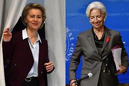 Von der Leyen alla Commissione, Lagarde alla Bce