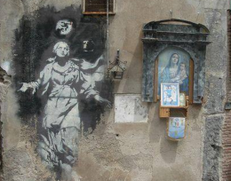 Bansky è napoletano, l'ipotesi del reporter britannico