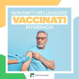 Vaccino influenzale, da oggi in tutte le farmacie
