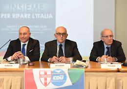 Il Nuovo Cdu riparte da fisco e società civile