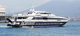 Maltempo, Alilauro sospende le corse Ischia-Napoli