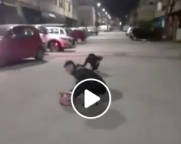 «Scarcerato, fa festa coi fuochi d'artificio e blocca una strada»
