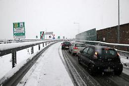 Pioggia gelata in autostrada