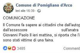 Pomigliano d'Arco, l'autopsia sull'anatra impazza sui social