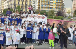Noemi, riqualificato il murale a piazza Nazionale