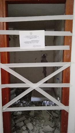 Sequestrato cantiere abusivo in via Milano