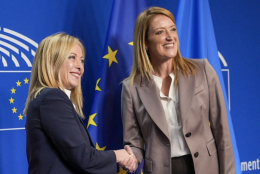 Ue, Meloni incontra Metsola a Bruxelles 