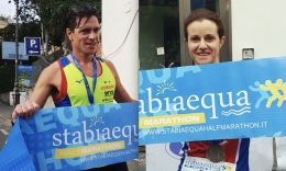 Dieci miglia "Stabiaequa", vincono Alessandro D'Ambrosio e Francesca Sabatini