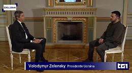 Ucraina, Zelensky a Tg1: «Guerra può arrivare da voi, nessuno sarà pronto»