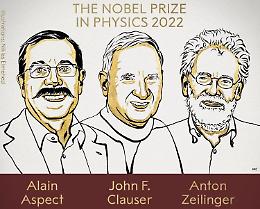 Il Nobel per la Fisica a Aspect, Clauser e Zeilinger