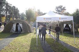 Tende dell'Esercito a Napoli, eseguono 300 tamponi al giorno