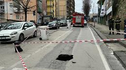 Un’altra voragine, la zona ospedaliera va in tilt