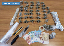 Rione Belingieri, sorpreso con la droga: arrestato