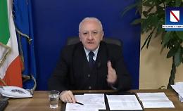 De Luca: zero contagi traguardo importante, ma tenere la guardia alta