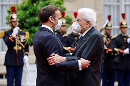 Mattarella a Parigi da Macron: «Italia e Francia legame unico»