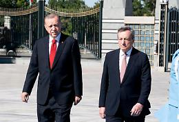 Draghi: «Italia e Turchia unite in sostegno a Ucraina»