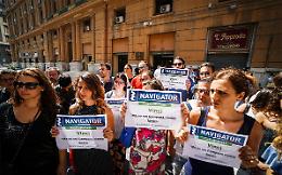 Nuova protesta dei navigator campani