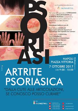Psoriasi tour 2017 a Napoli: una giornata per la diagnosi precoce