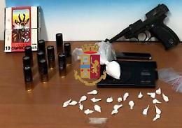 Poggioreale, polizia sequestra pistola e droga