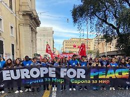 Manifestazione pace Roma, 30mila per corteo 'Europe for Peace'