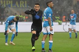 Il Napoli non va, ne prende tre dall'Inter
