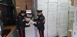 Due tonnellate di sigarette di contrabbando nascoste in un garage