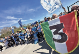 Gli azzurri campioni accolti da eroi