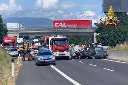 Fratellini e nonni morti sull'A1, arrestato il padre