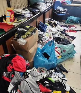 Scoperto un deposito di merce contraffatta al Vasto