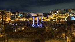 Pozzuoli, nuovo percorso di luce al Macellum