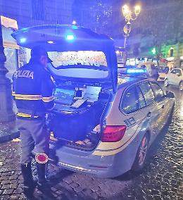 Viabilità e sicurezza, controlli polizia stradale a Napoli