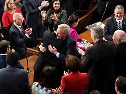 Usa, McCarthy eletto Speaker della Camera dopo 15 votazioni