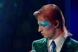 Sanremo, Achille Lauro-Bowie: ovazione social