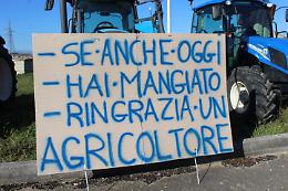 Protesta agricoltori, presidio nel Napoletano