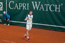 Tennis, Capri Watch Cup: <br>Volandri approda ai quarti