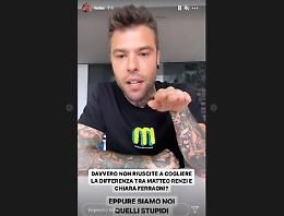 Ddl Zan, Fedez: «Renzi pagato da italiani, Chiara Ferragni no»