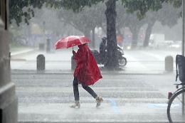 Campania, temporali da stasera a domani pomeriggio