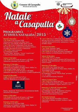 Natale a Casapulla, il 18 la notte bianca