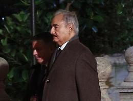 Libia, incontro Conte-Haftar a Palazzo Chigi