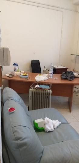 Autista Anm arreda vano del Brin a sua stanza personale e dorme durante il turno