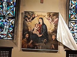 La Madonna della Tenerezza restaurata è tornata nella Basilica di Santa Chiara a Napoli