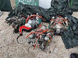 Campi rom: nel Napoletano trovati 4 motori aerei