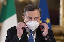Draghi parla all'Italia: «Non c'è una data per le riaperture»