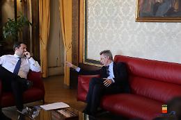 Salvini incontra Manfredi: con lui si può dialogare