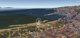 Ruota panoramica a Rotonda Diaz: ecco il progetto