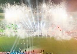 Musica e luci per gli eroi azzurri 