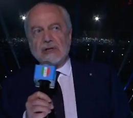 De Laurentiis show: «Bellezza straordinaria, è lo scudetto del pubblico»